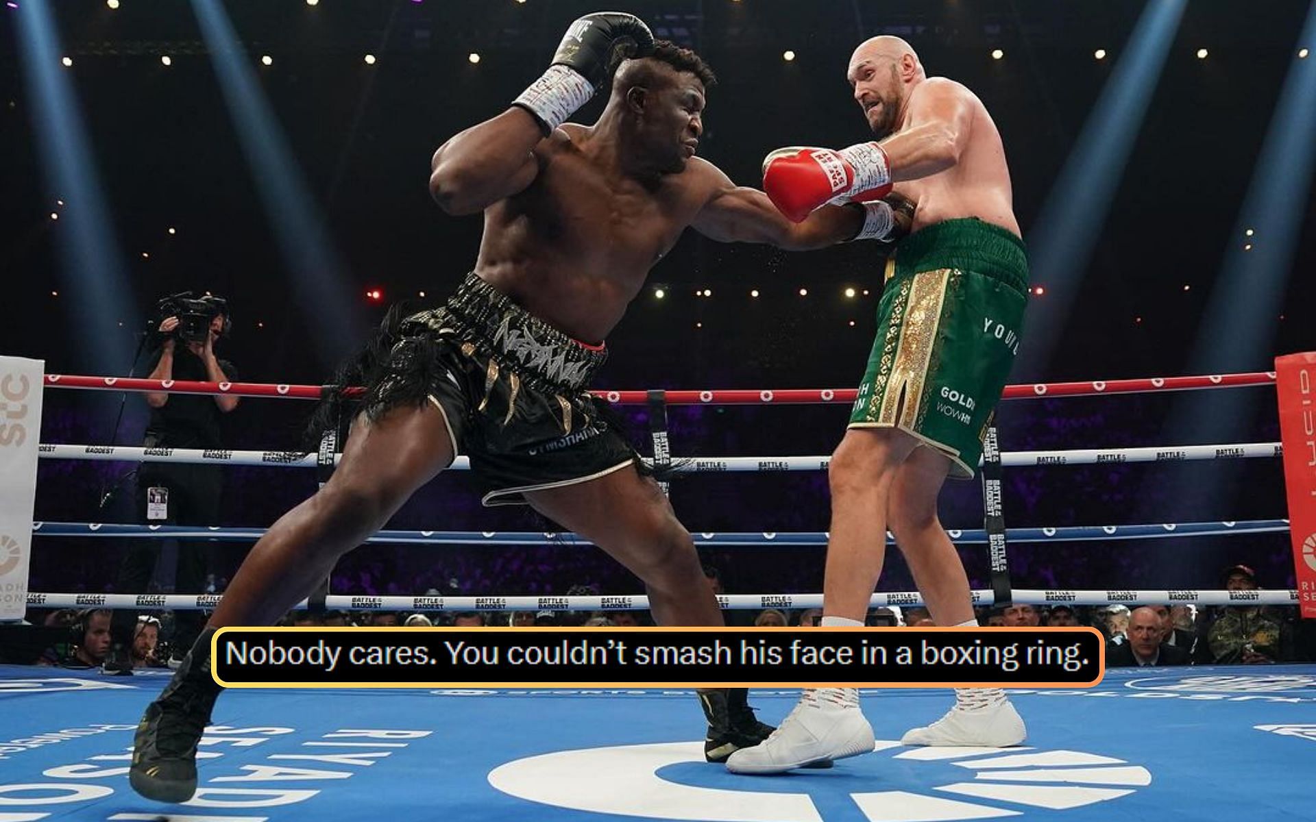 Tyson Fury claims to crush Francis Ngannou