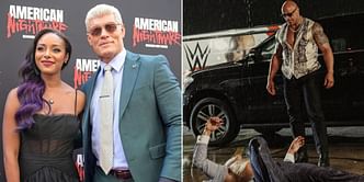 Brandi Rhodes reacts to viral clip of The Rock continuing his assault on Cody Rhodes after WWE RAW went off-air