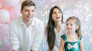 Internet reacts to Penelope Kvyat attending Max Verstappen’s first-ever race, and it ending in a DNF for the Red Bull driver