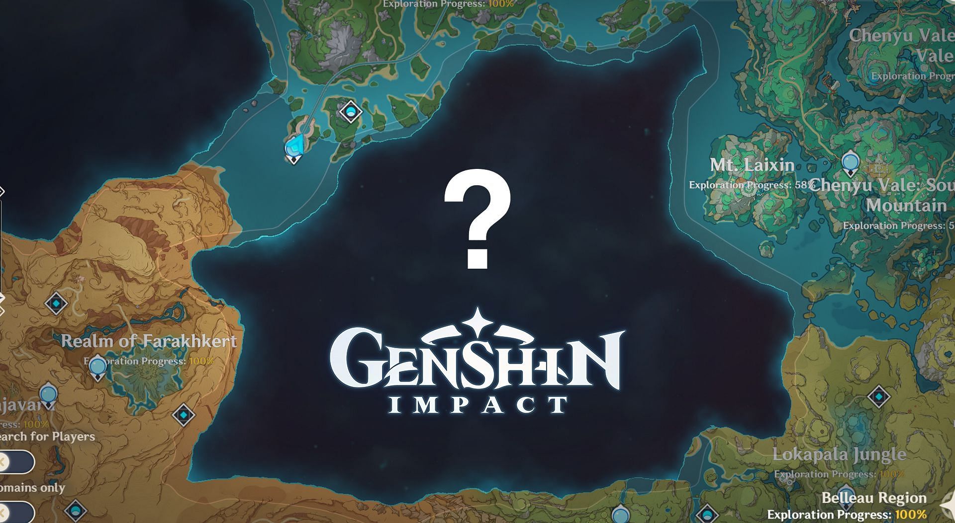 Genshin Impact 4.6 map leaks