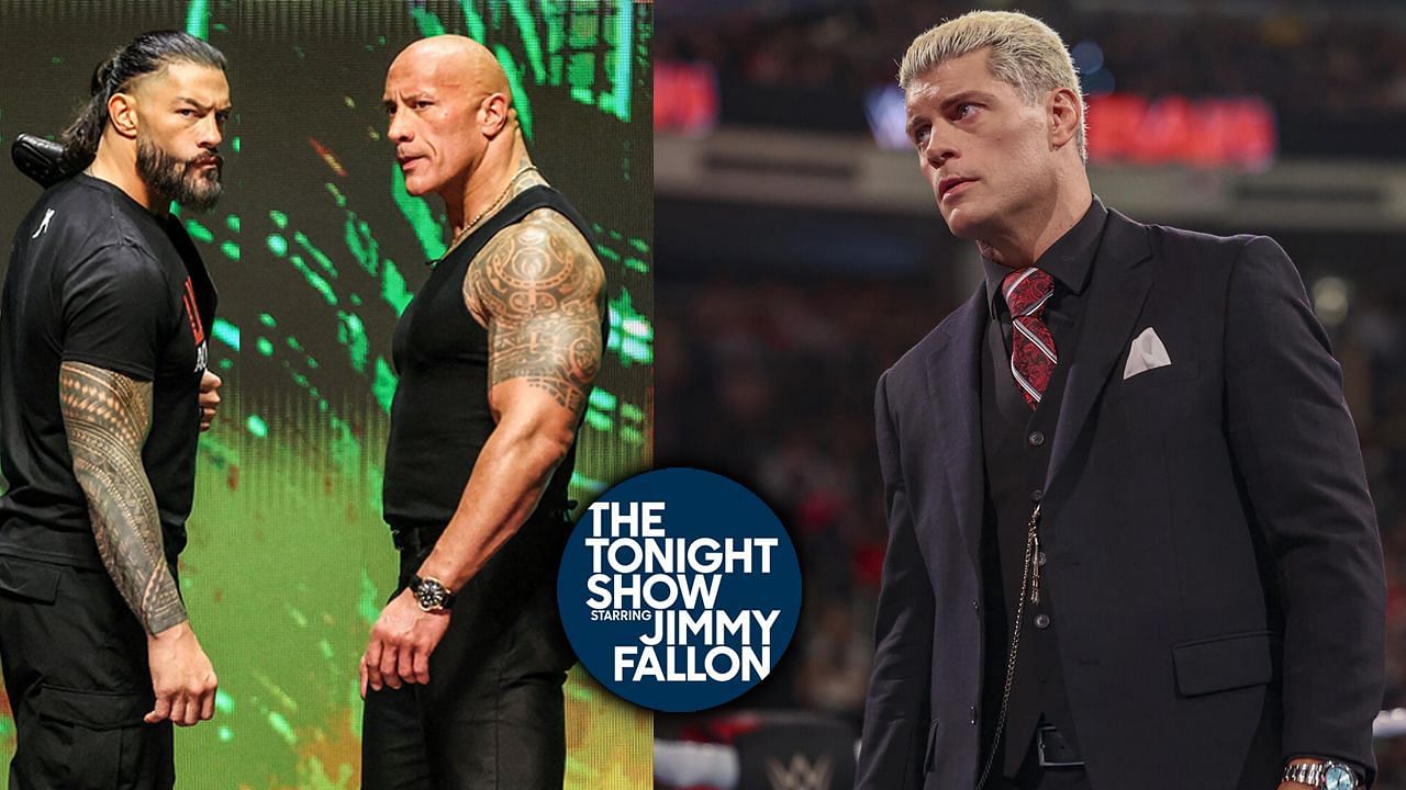 The Rock and Roman Reigns could face Cody Rhodes on The Tonight Show with Jimmy Fallon
