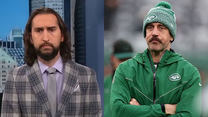 Nick Wright calls out Jets for handing reins to "madman" Aaron Rodgers and building an old injured team