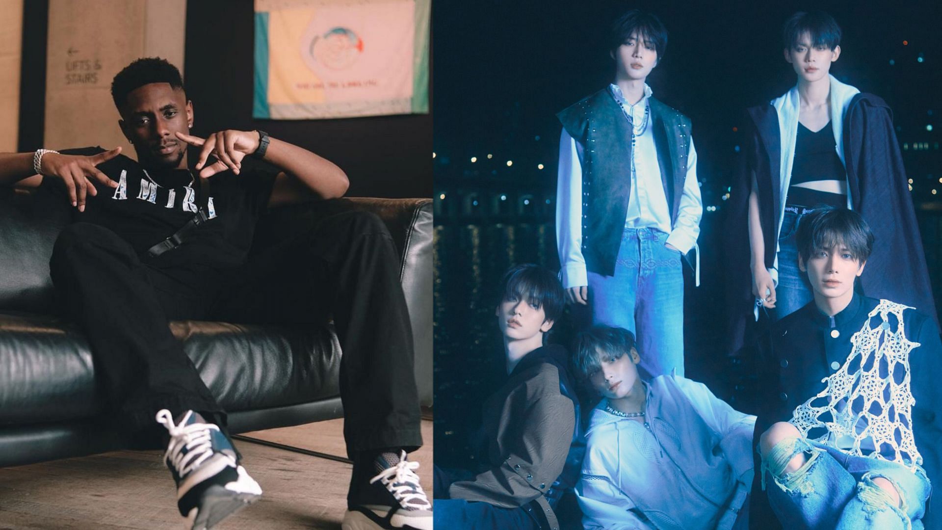 The Killa&rsquo; song producer Ebby addresses alleged controversies following TXT&rsquo;s album tracklist reveal on Instagram (Images via Instagram/@ebby1l &amp; X/@BIGHIT_MUSIC)
