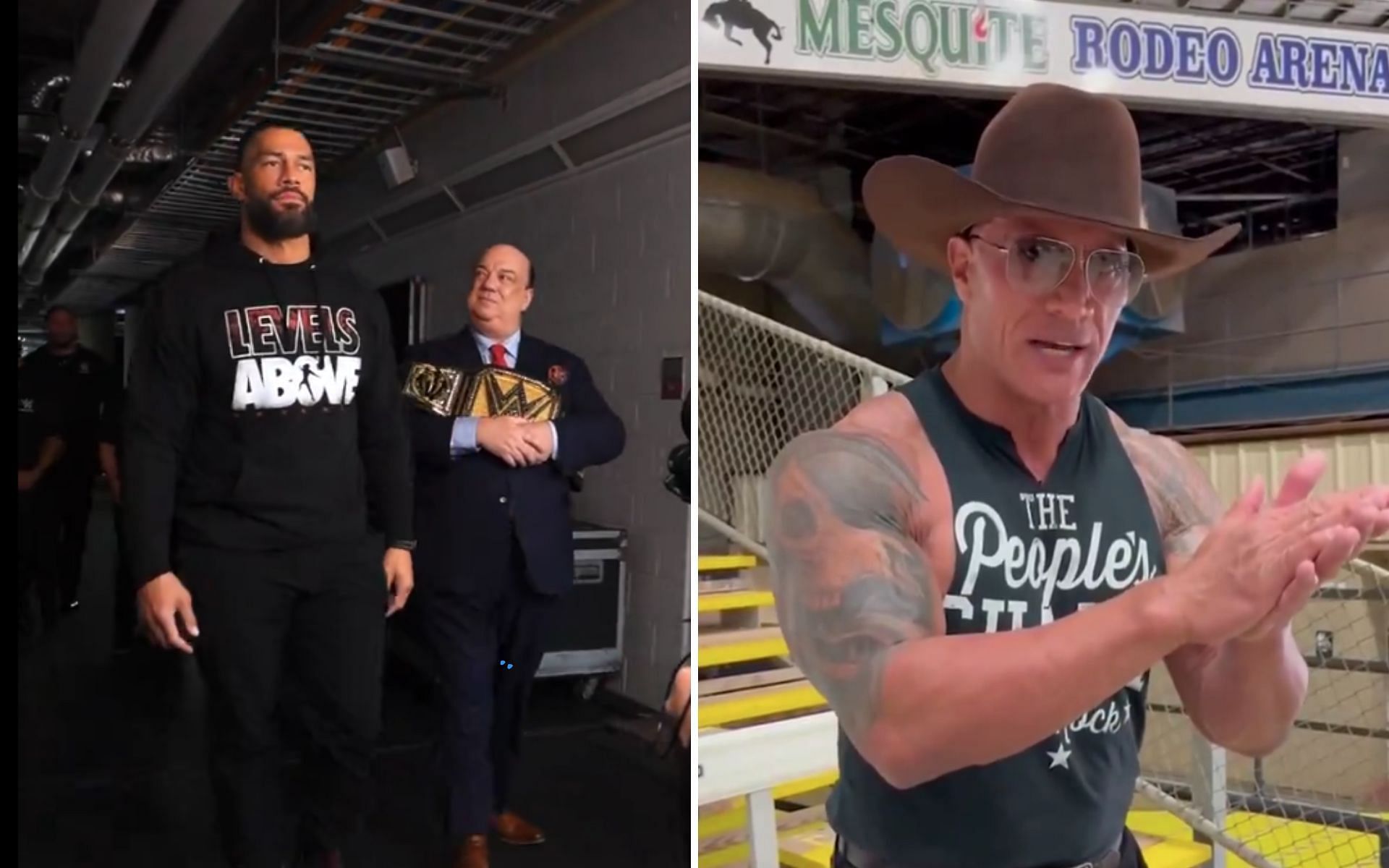 Interesting details spotted in The Rock and Roman Reigns' entrance to the SmackDown venue this week