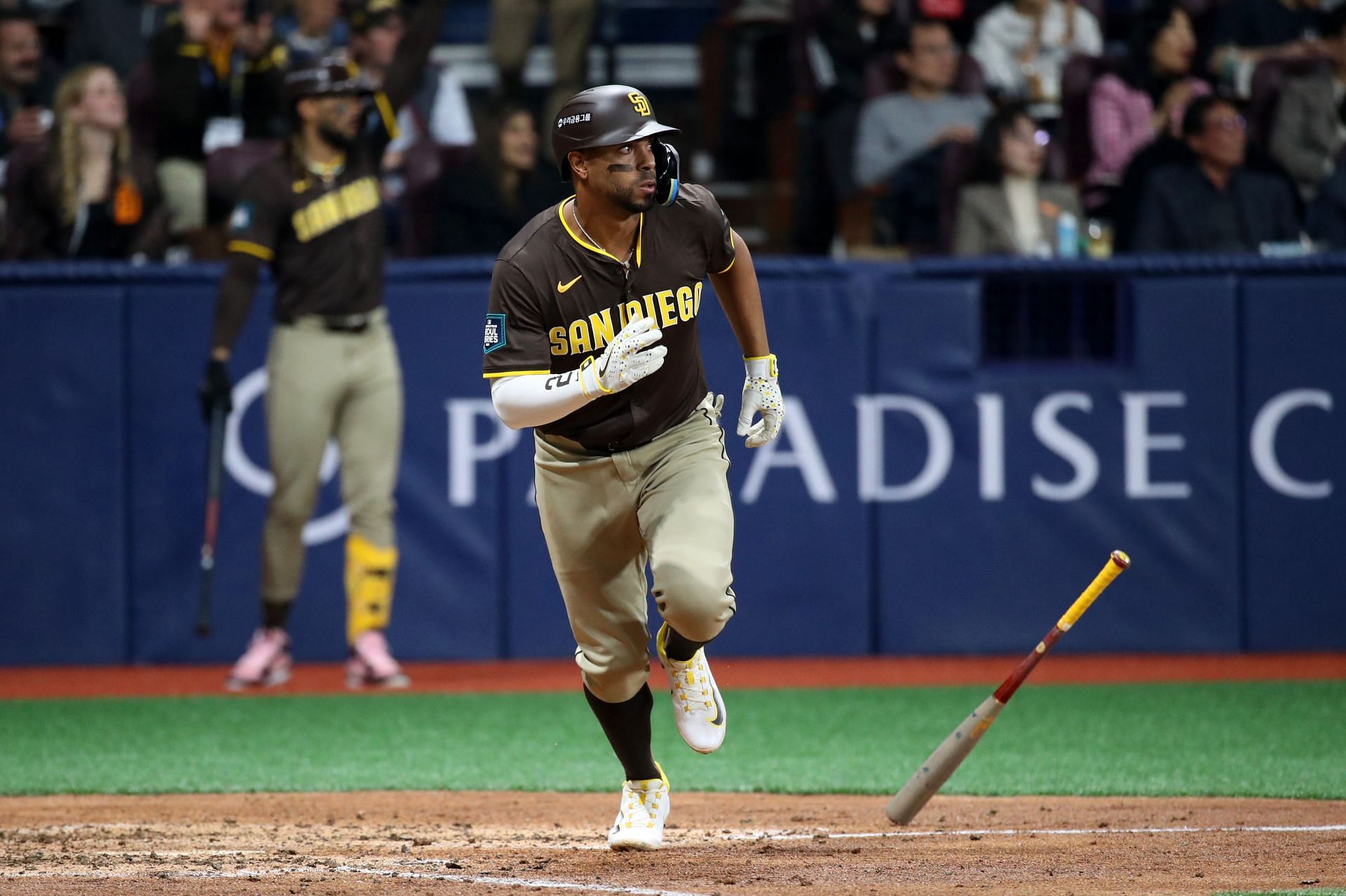 Xander Bogaerts has now hit in the United States, Canada, Mexico, England, and South Korea