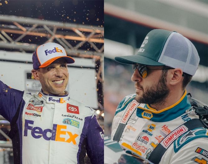 "The world must be ending": NASCAR fans react to Denny Hamlin & Chase Elliott's unanimous views on tire falloff