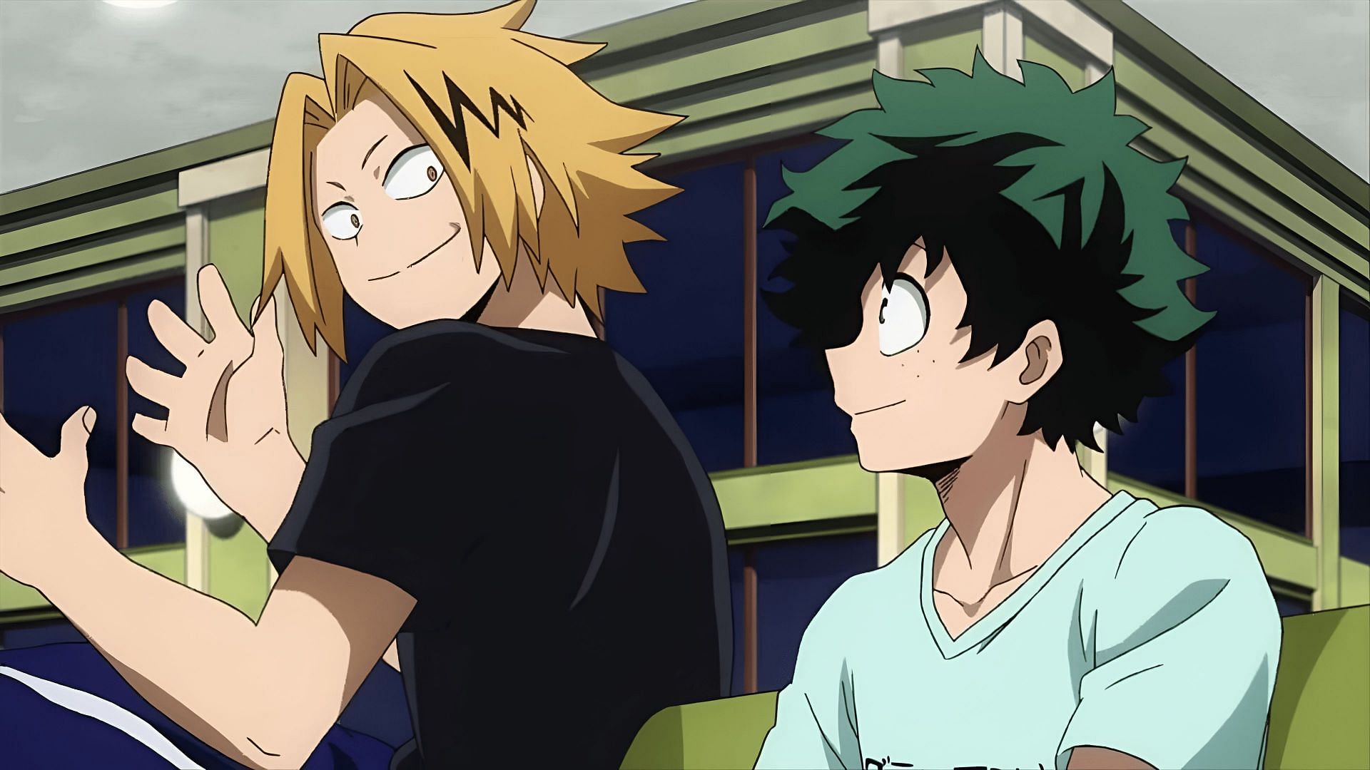 Kamimari (left) and Izuku (right) as seen in the anime (Image via BONES)