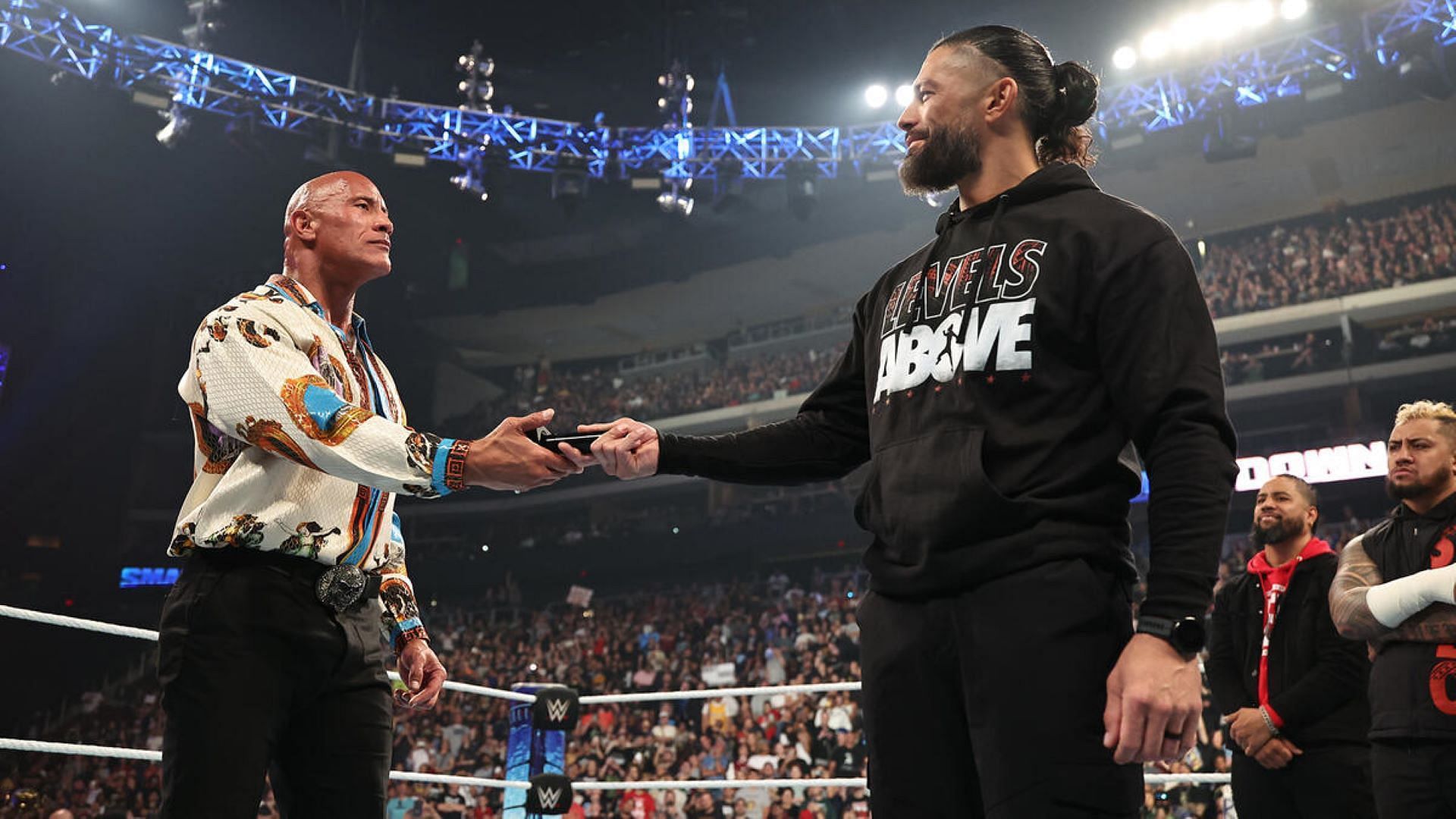The Rock acknowledged Roman Reigns on the latest episode of SmackDown.