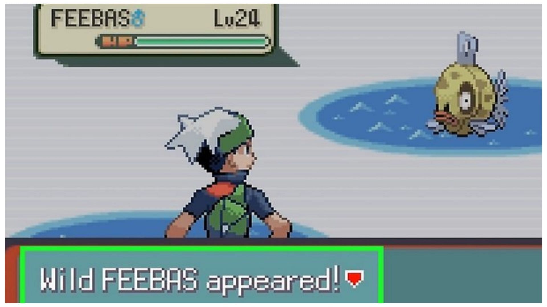 Feebas can be found in Route 119 (Image via TPC)