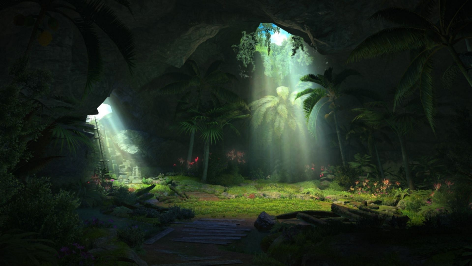 Xbox players will be able to explore dungeons like this in the expansion (Image via Square Enix)