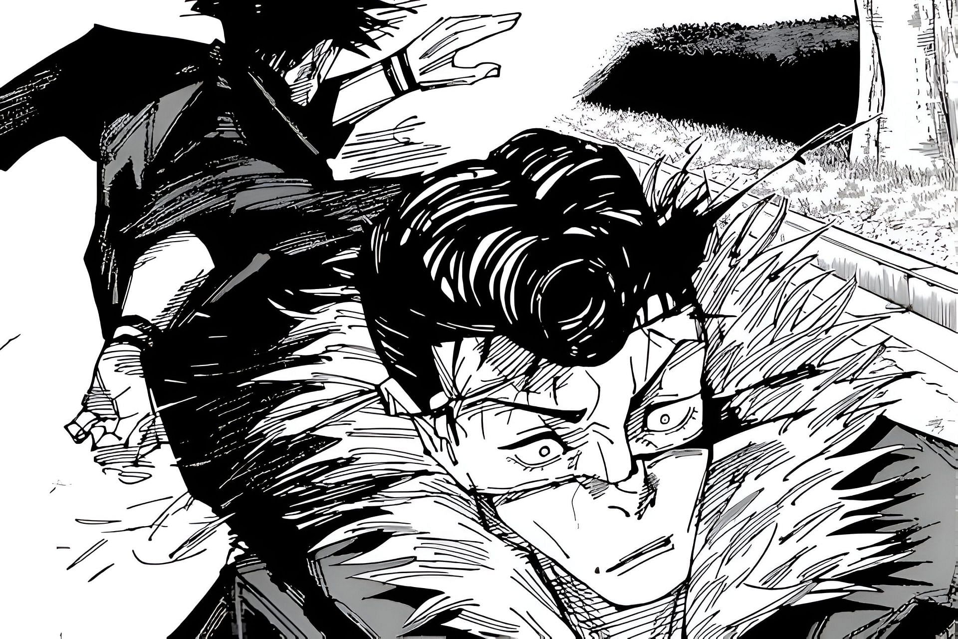 Ryu&#039;s death as seen in the manga (Image via Shueisha)