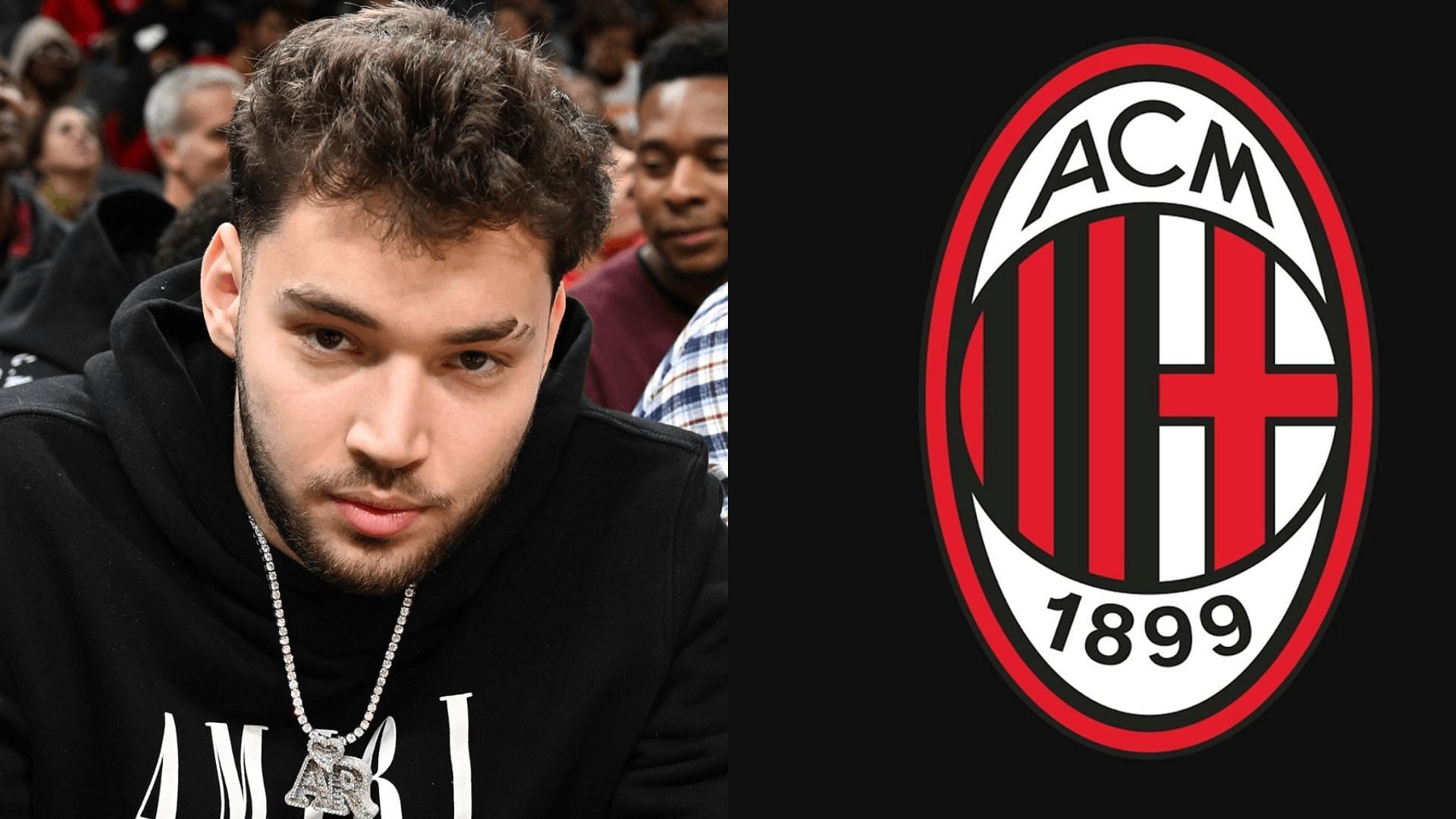 Adin Ross revealed his &quot;ownership&quot; of AC Milan (Image via AdinUpdate/X)