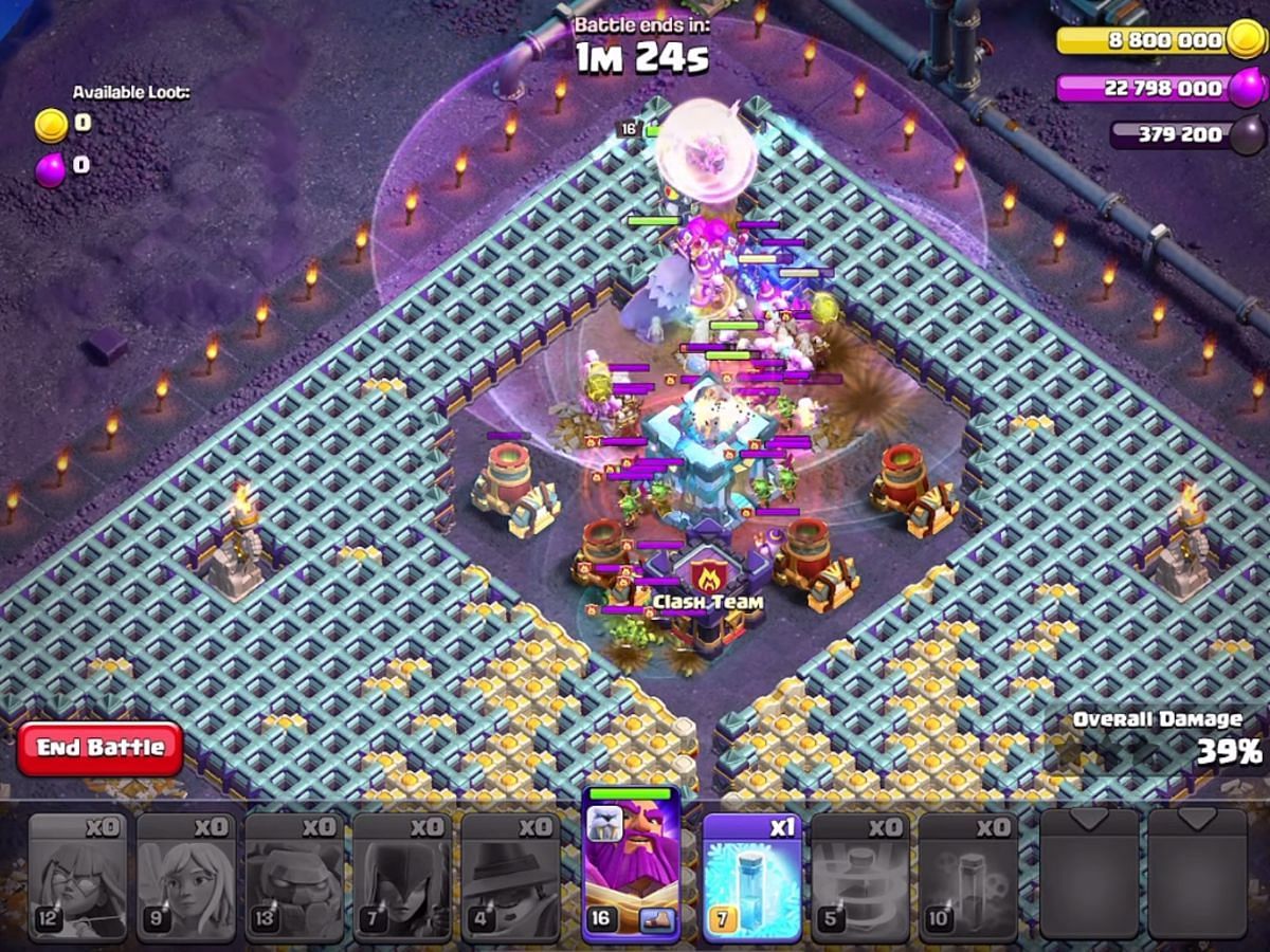 Top side attack (Image via Supercell)
