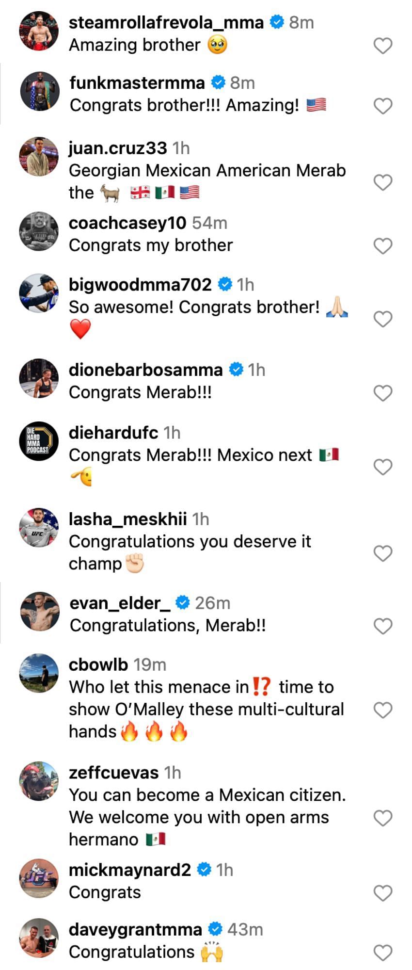 Fighters and fans react to Merab Dvalishvili becoming an American citizen [Photo Courtesy @merab.dvalishvili on Instagram]