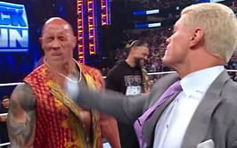 The Rock gets slapped by Cody Rhodes after making a highly personal comment against him on SmackDown
