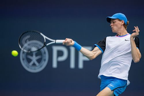 Jannik Sinner at the 2024 Miami Open (Getty Images)