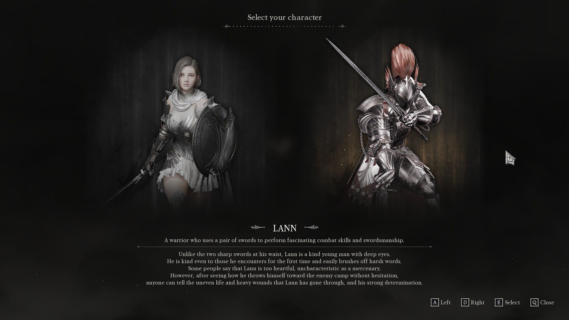 The two available characters (Image via Nexon)