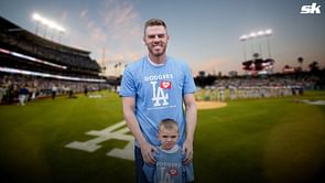 "Spotted a new Dodger in the dugout" - Freddie Freeman's wife Chelsea shares adorable moment of son Charlie enjoying a day at ballpark with dad