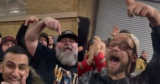 [WATCH] Breathtaking footage of fans passionately chanting for former WWE star outside AEW show