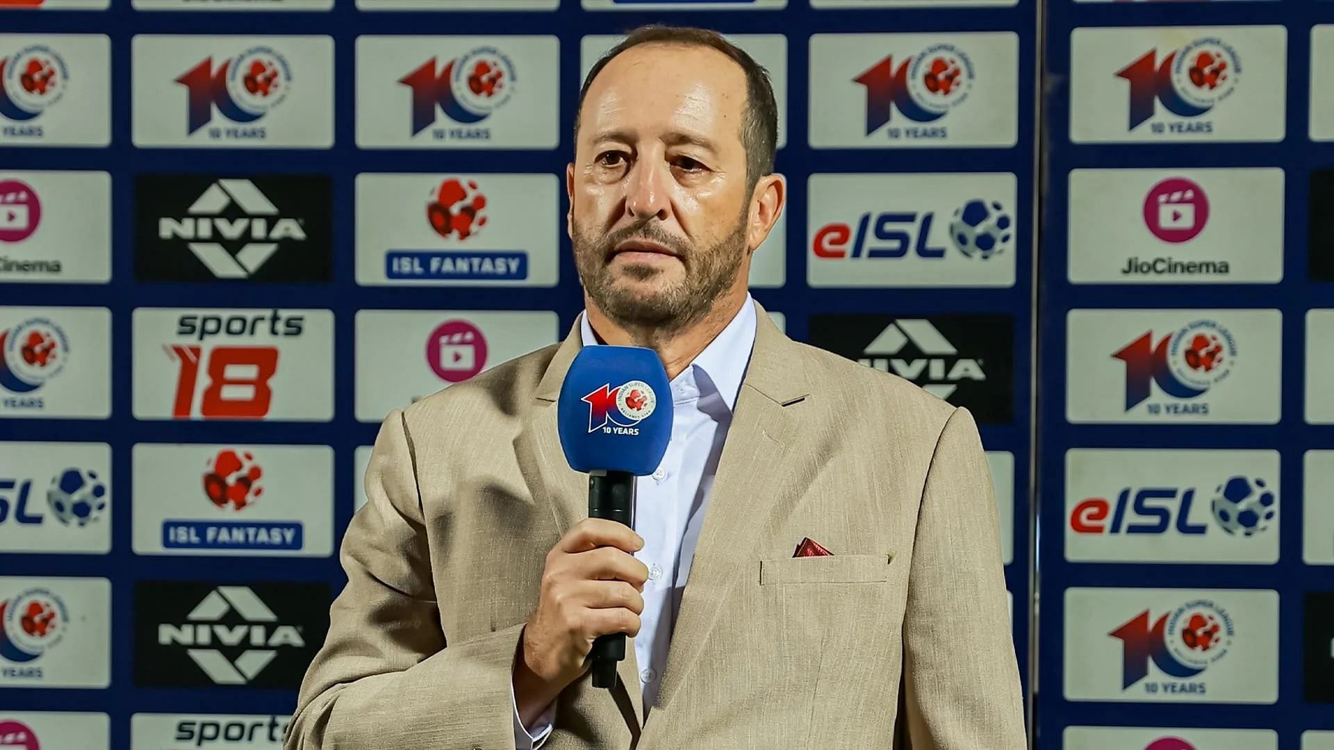 NorthEast United FC head coach Juan Pedro Benali. [ISL]