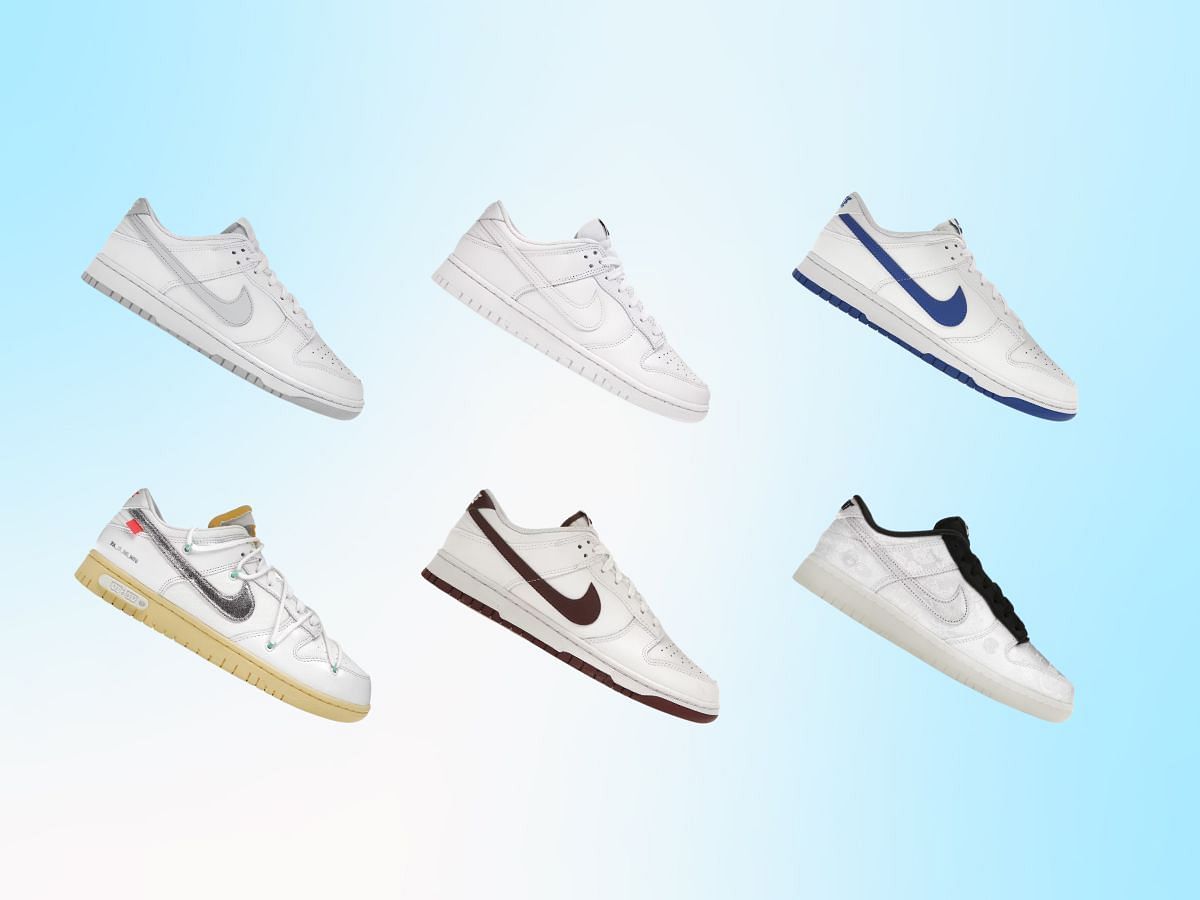 6 Best white Nike Dunk Low sneakers to avail in 2024