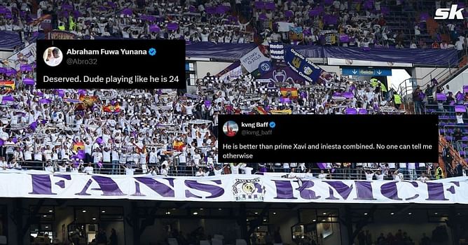 "Better than prime Xavi and Iniesta", "Playing like he's 24" - Fans react as 'timeless' Real Madrid star officially returns to international football