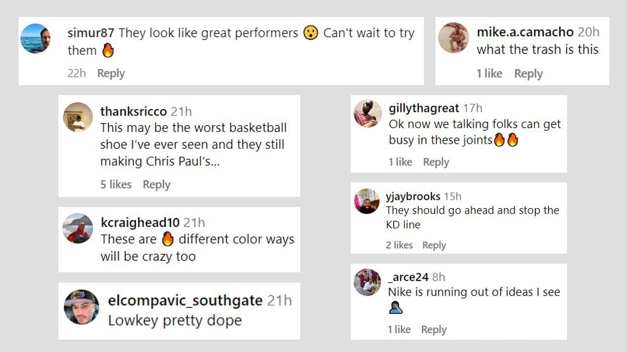 Fan reactions to Durant&#039;s latest Nike KD 17 preview