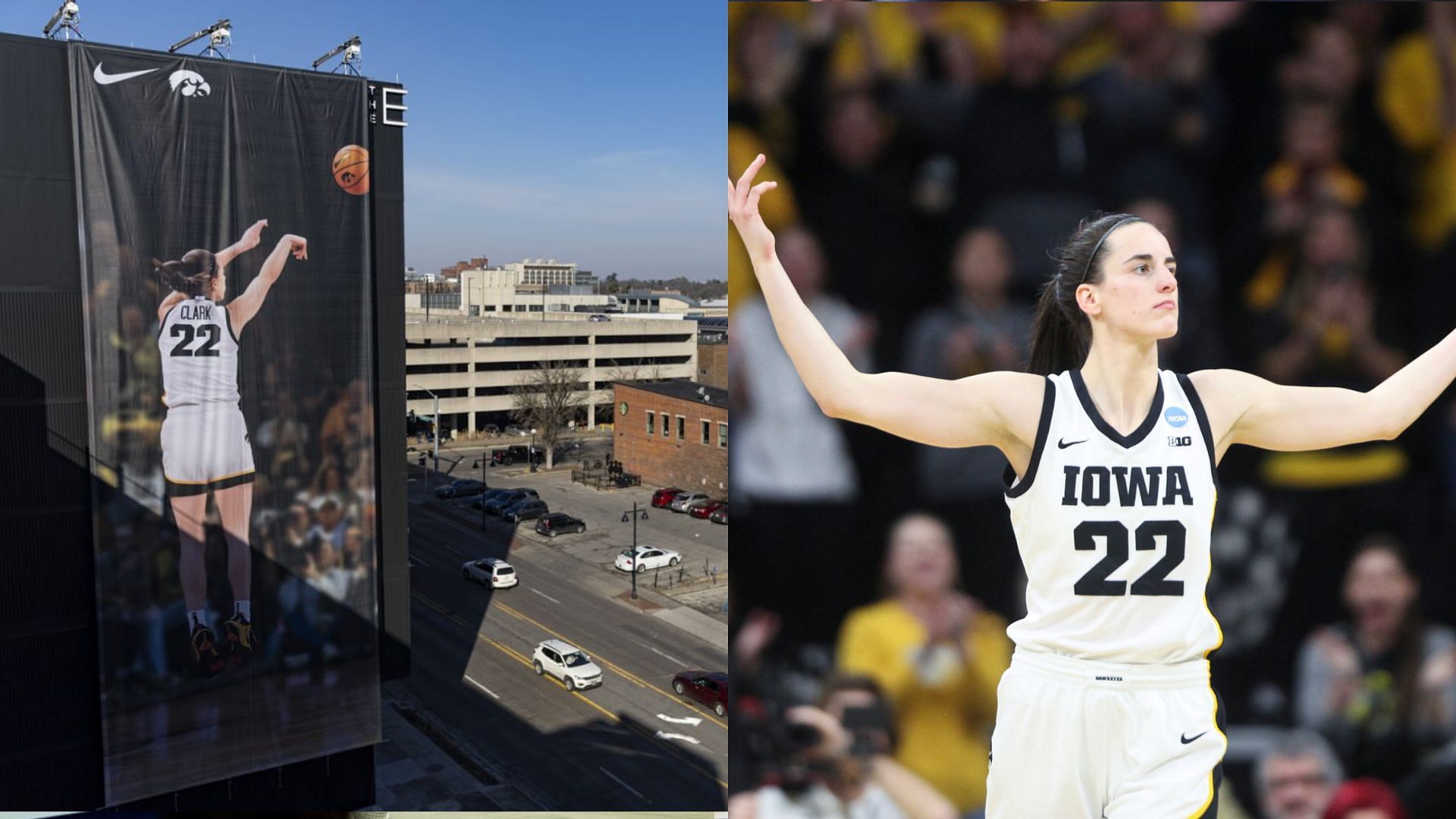 IN PHOTOS Caitlin Clark’s legacy immortalized by Iowa with a banner