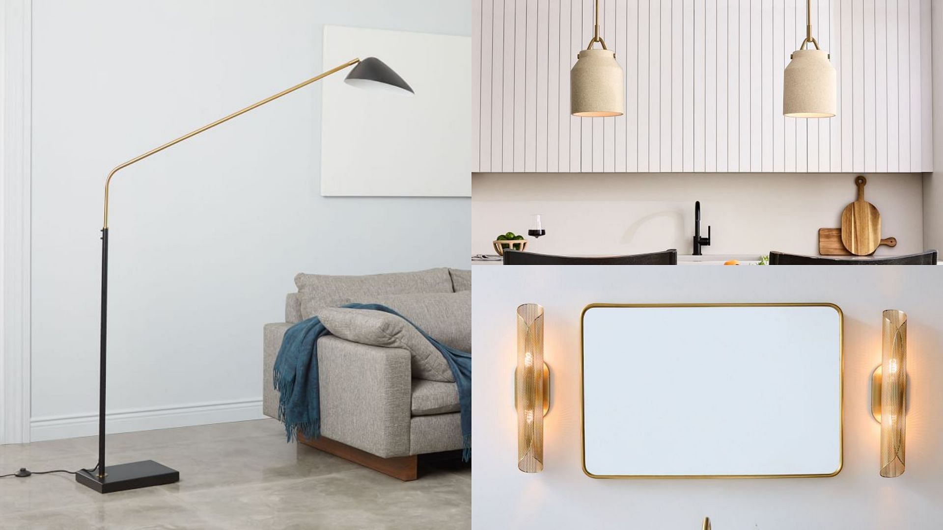 Best types of lamps to brighten a home (Image via West Elm)