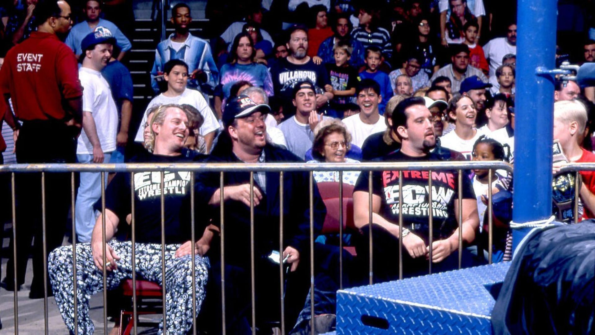 Sandman, Heyman, and Dreamer&#039;s first WWE appearance in 1996