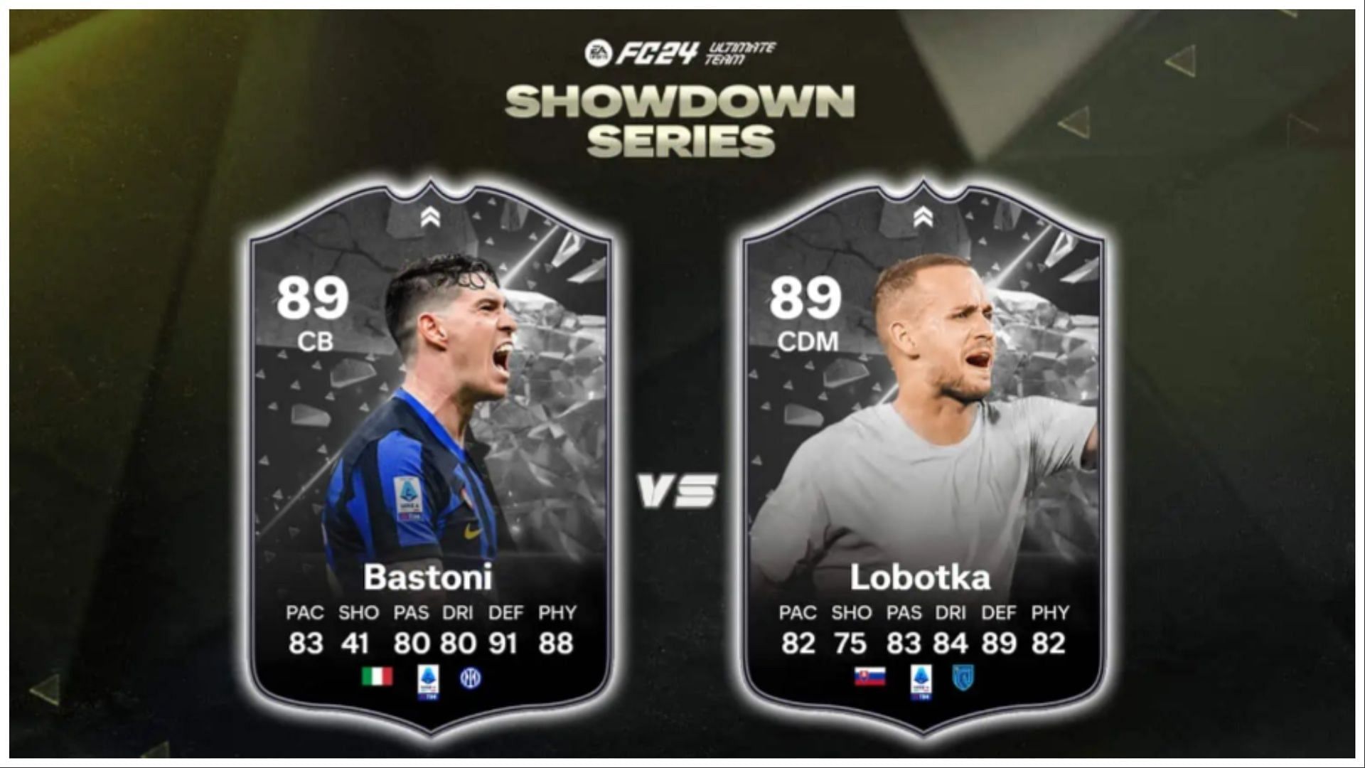 EA FC 24 Bastoni vs Lobotka Showdown SBCs are live