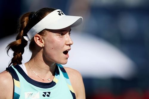 Elena Rybakina at the 2024 Dubai Tennis Championships - Getty Images