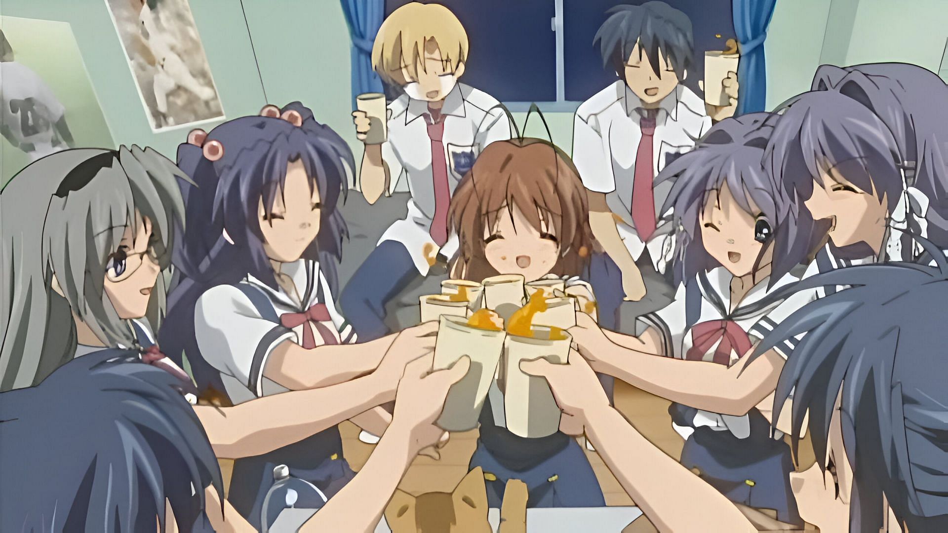 The characters of Clannad (Image via KyoAni)