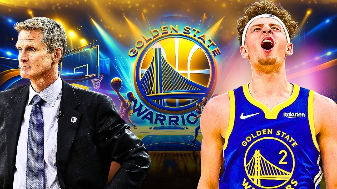 Golden State Warriors head coach Steve Kerr shares rookie Brandin Podziemski