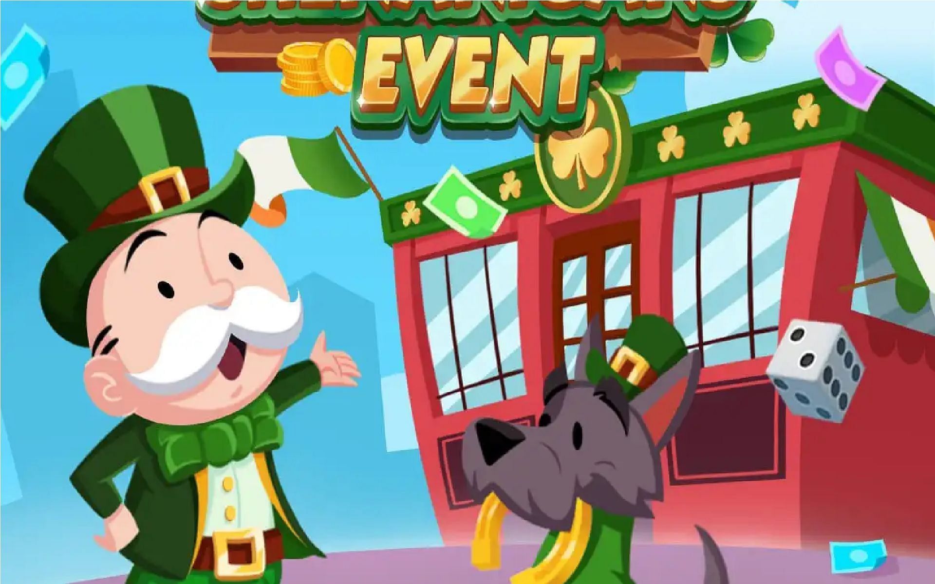 Here are the complete event rewards of Shamrock Shenanigans in Monopoly Go (Image via Scopely)