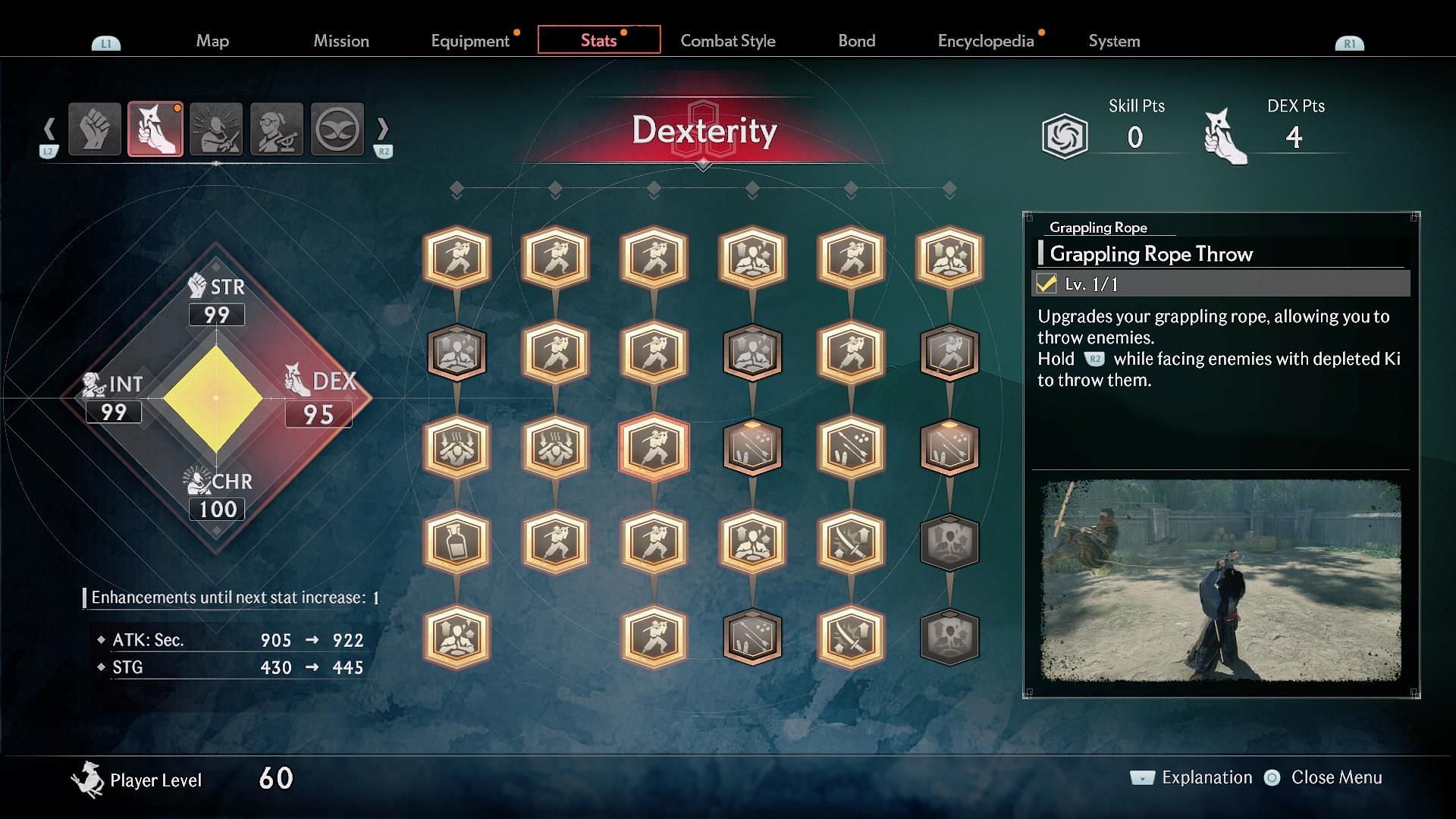 Skill Points in Rise of the Ronin