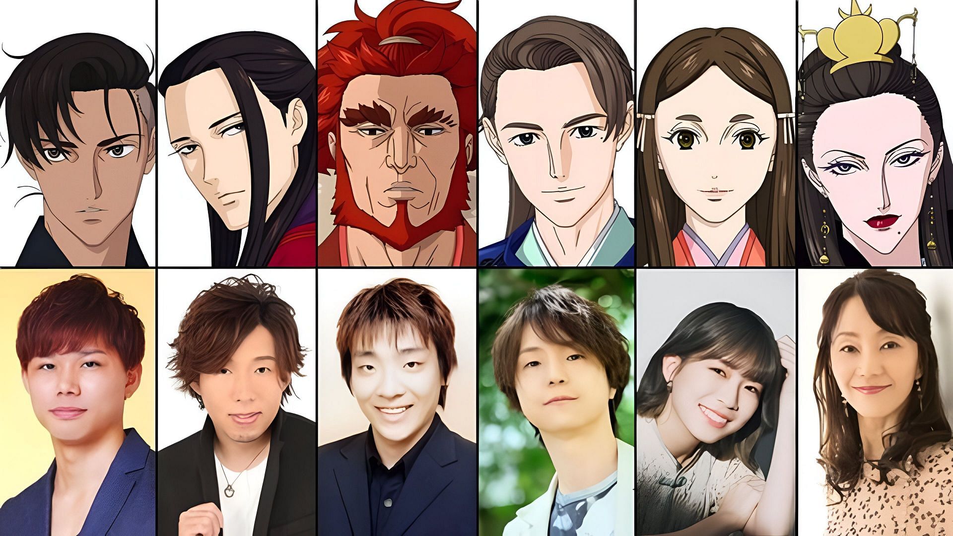 Additional cast members of The Raven Does Not Choose Its Master anime (Image via Studio Pierrot)