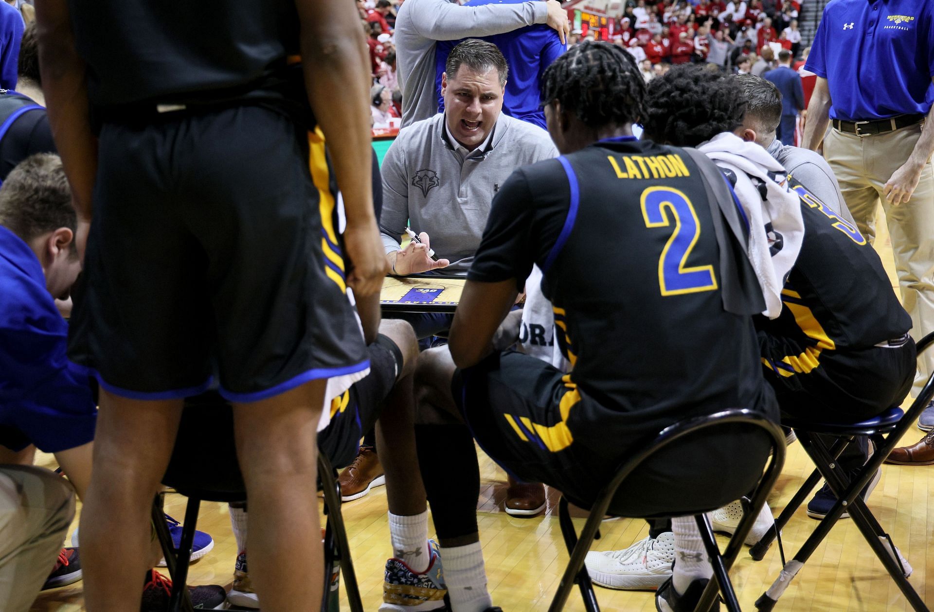 Morehead State Preston Spradlin will have more work to do in the NCAA Tournament after winning the Ohio Valley Conference final over Little Rock.