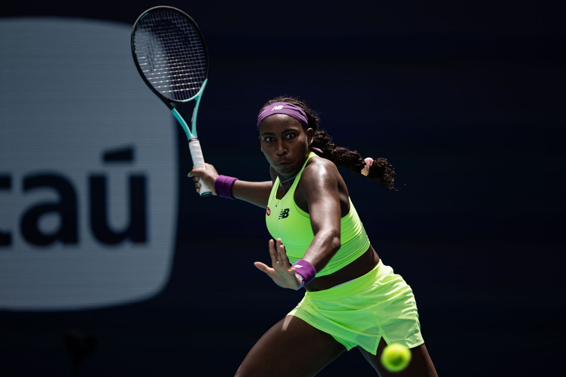 Gauff at the Miami Open Presented by Itau 2024 - Day 9