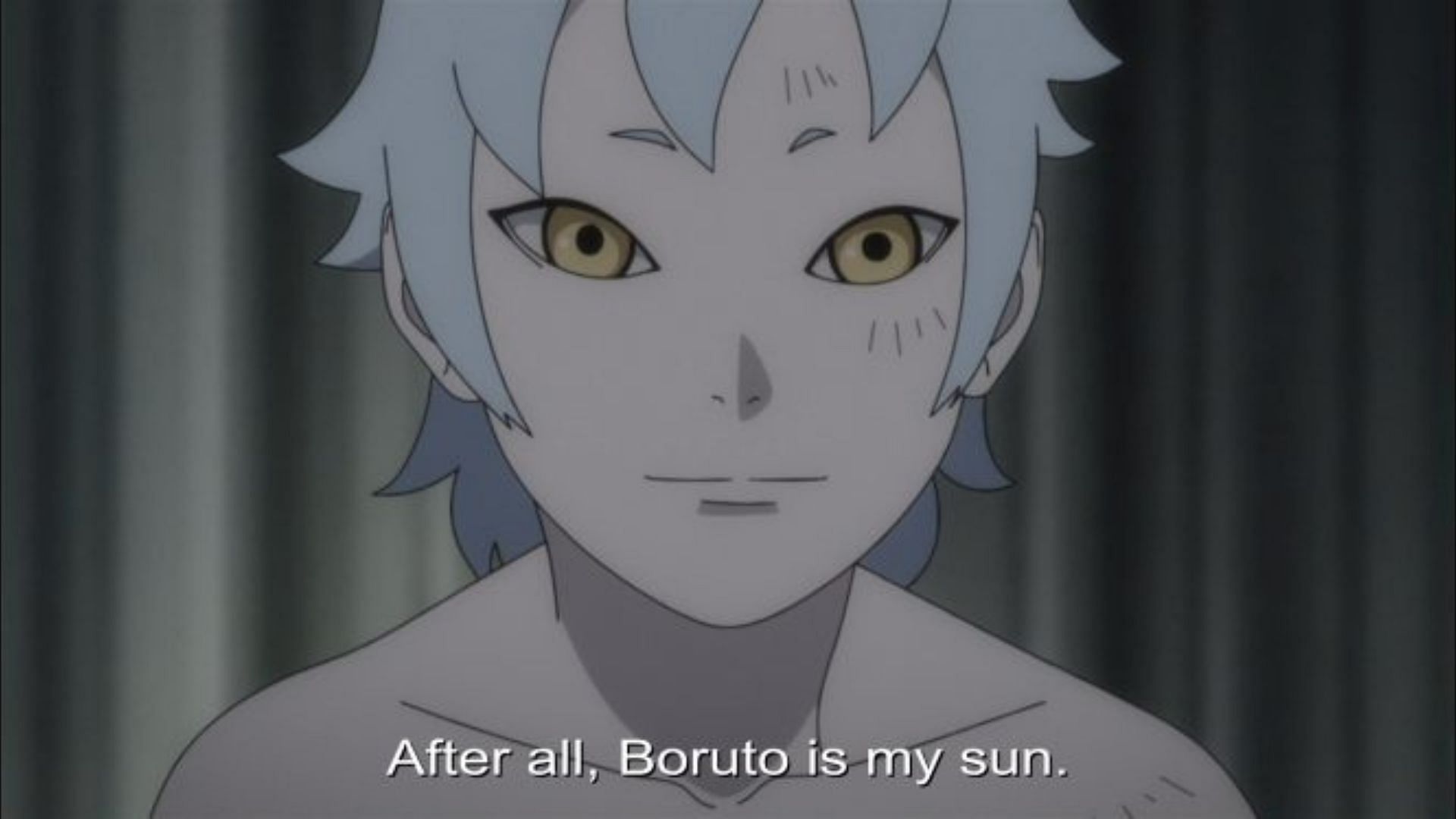 Mitsuki talk about Boruto as his sun (Image via Studio Pierrot)