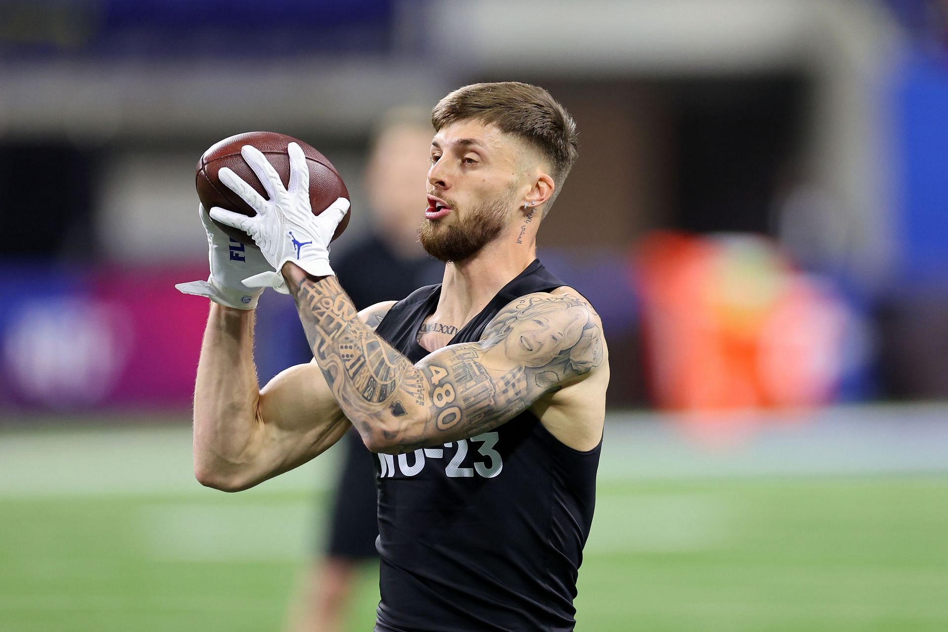 Ricky Pearsall at NFL Combine