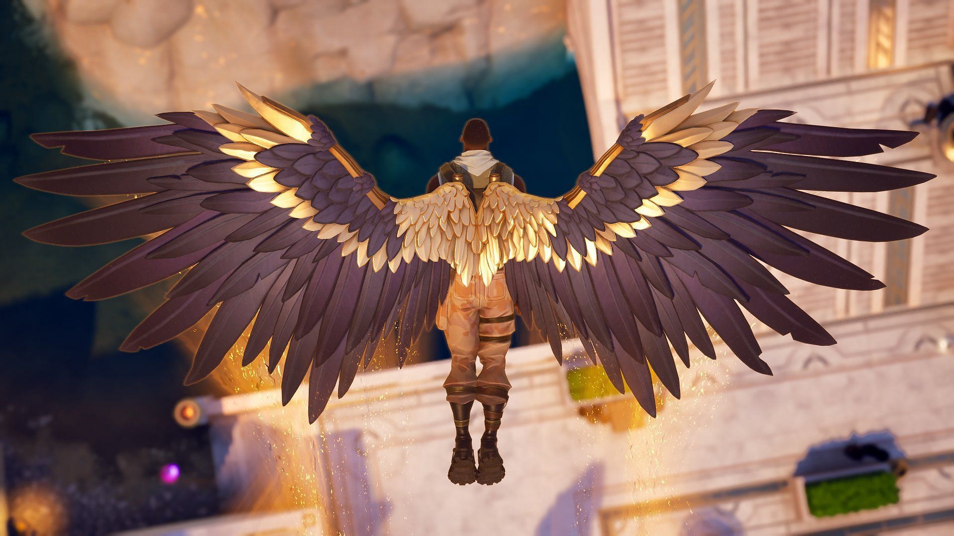 Wings Of Icarus nerfed just 24 hours after downtime for Fortnite Chapter 5 Season 2 ended (Image via Epic Games || X/aaron_rexman)