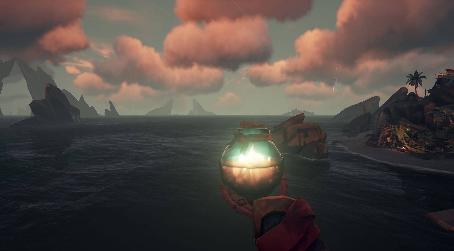 Firebomb in Sea of Thieves (Image via Rare)