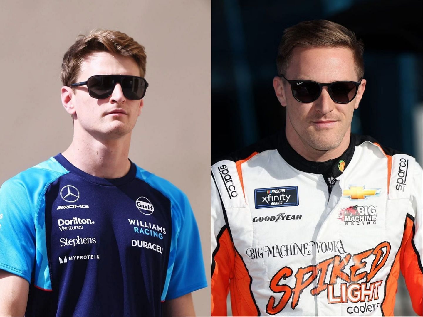 Logan Sargeant and Parker Kligerman (Image via Getty)