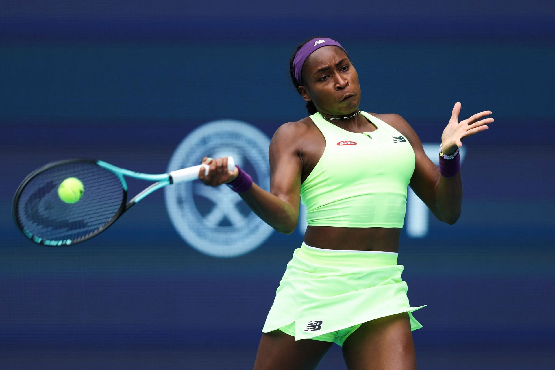 Coco Gauff at the 2024 Miami Open - Getty Images