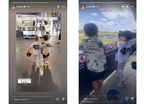 Caden Cole and Reese Ramirez (Video clips courtesy of Amy Cole's and Tiffany Ramirez's Instagram)