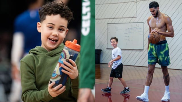 He wanna be like LeBron ”: Jayson Tatum's skill development program for son Deuce planned out has NBA fans in splits