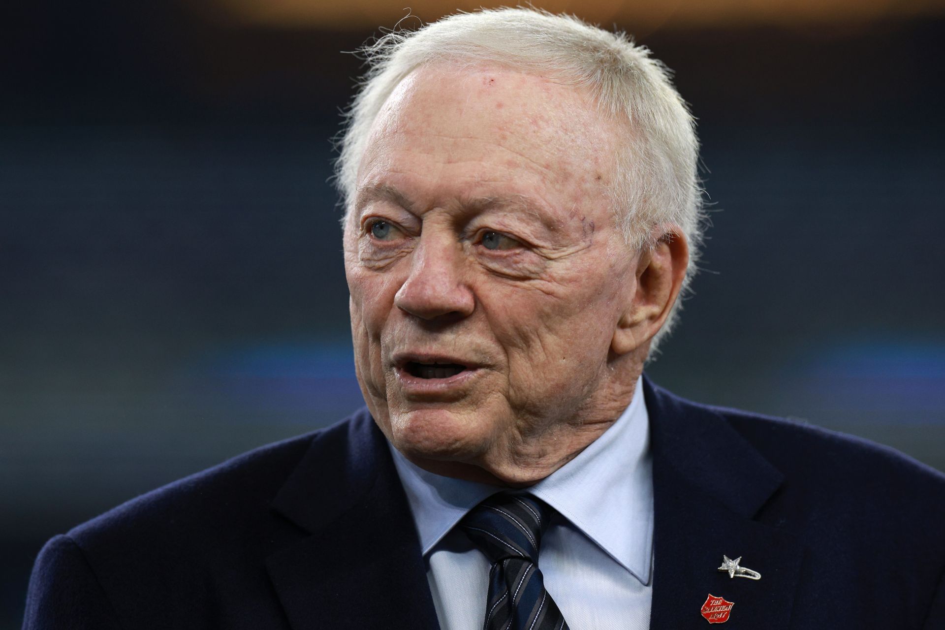 Jerry Jones at Houston Texans v Dallas Cowboys