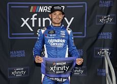 "Didn't feel like it had a ton more grip" - Kyle Larson reacts to COTA's new paved sections after securing Xfinity pole