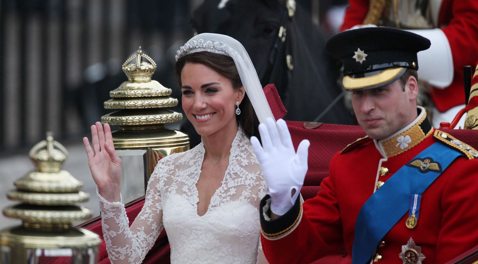 Royal Wedding - Carriage Procession To Buckingham Palace And Departures